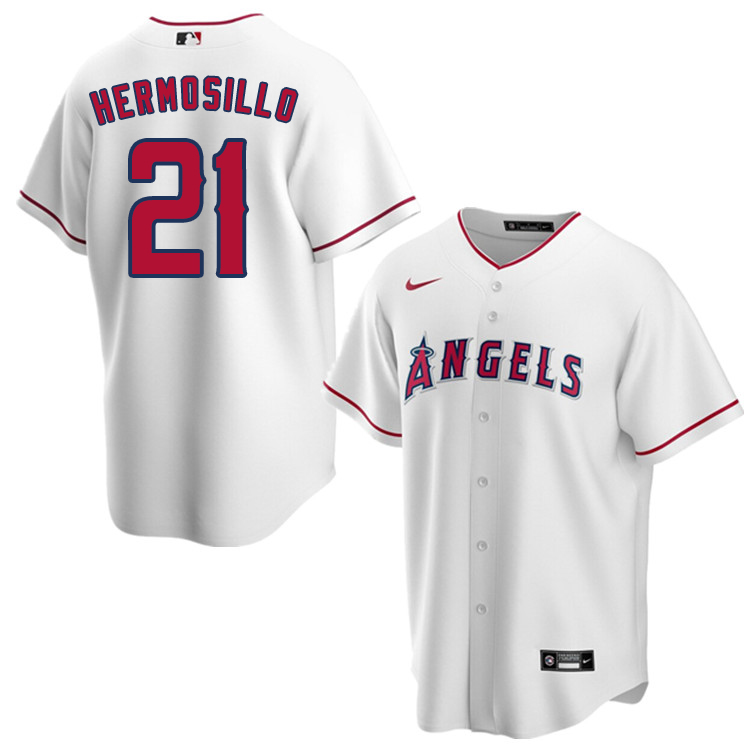 Nike Men #21 Michael Hermosillo Los Angeles Angels Baseball Jerseys Sale-White